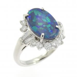 PT900 ブラックオパール リング 1.99CT