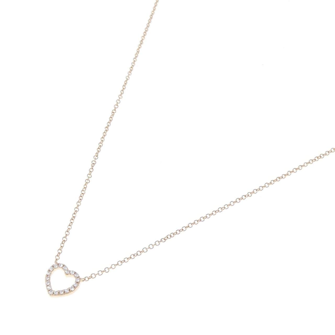 ティファニー メトロ ハート ミニ ネックレス