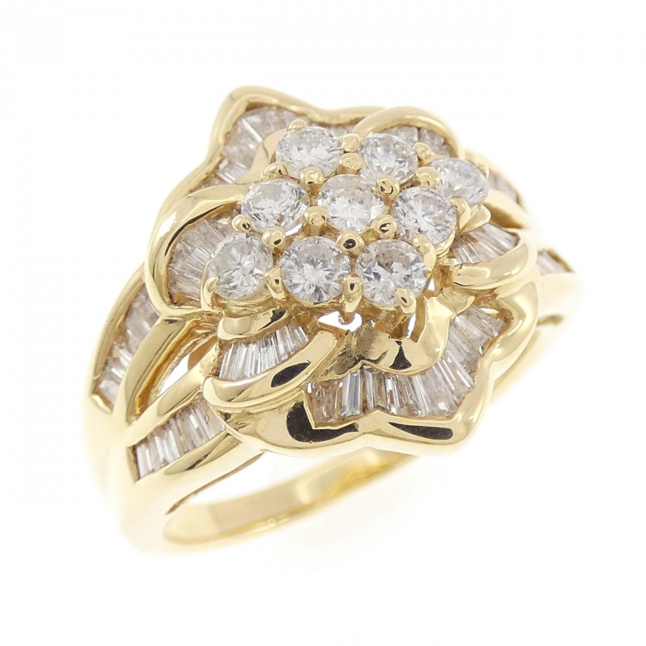 K18YG ダイヤモンド リング 1.00CT