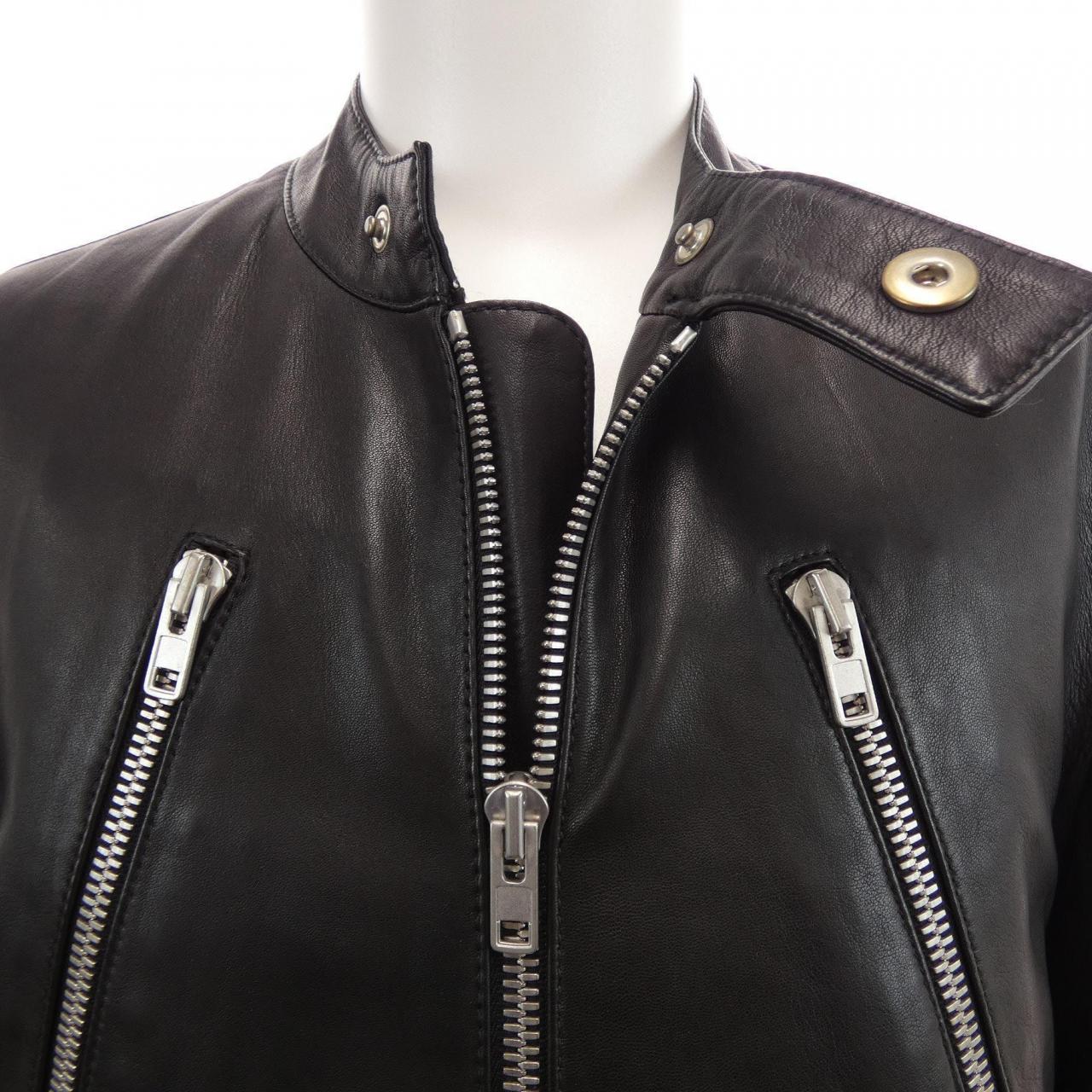 メゾンマルジェラ Maison Margiela S50AM0326 レザーライダースジャケット