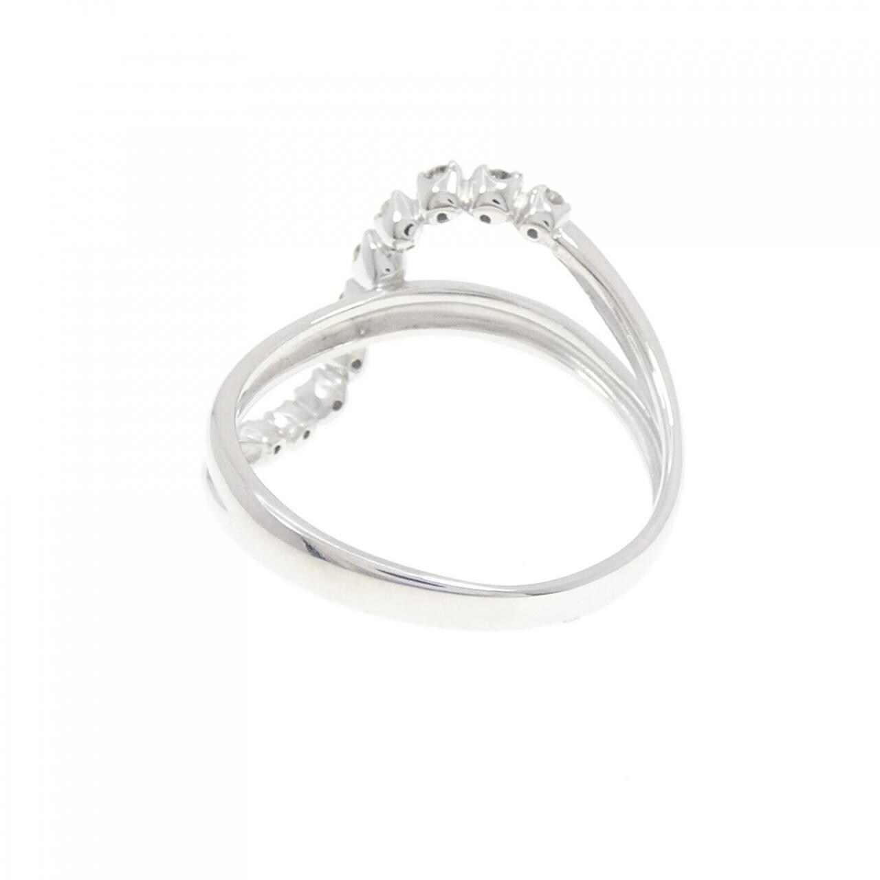 K18WG ダイヤモンド リング 0.14CT