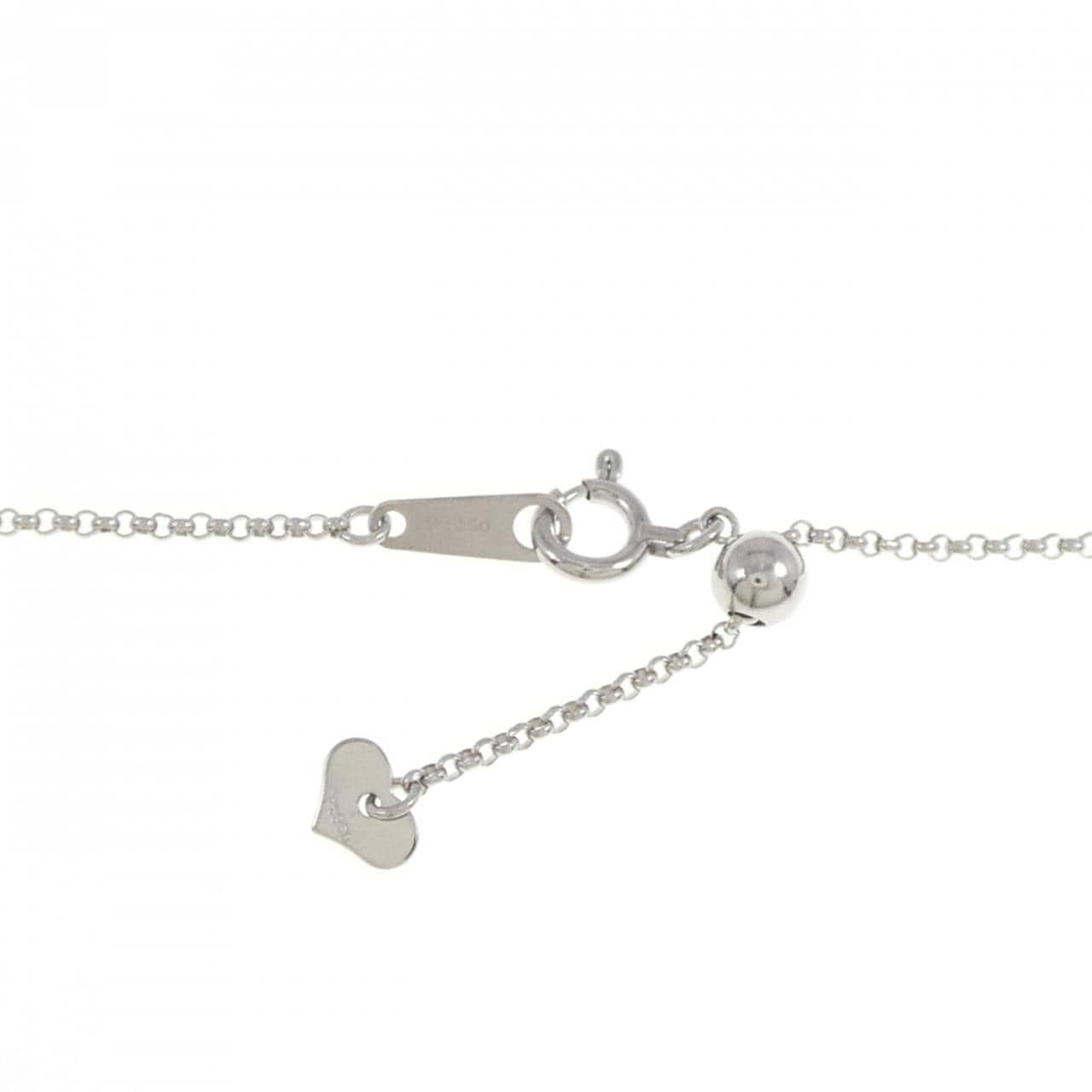 PT900/PT850 ソリティア ダイヤモンド ネックレス 0.28CT