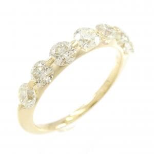 K18YG ダイヤモンド リング 1.56CT