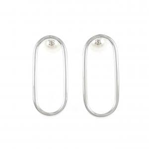 【新品】PT900/K18WG/PT850 アコヤパール ピアス 7.6mm