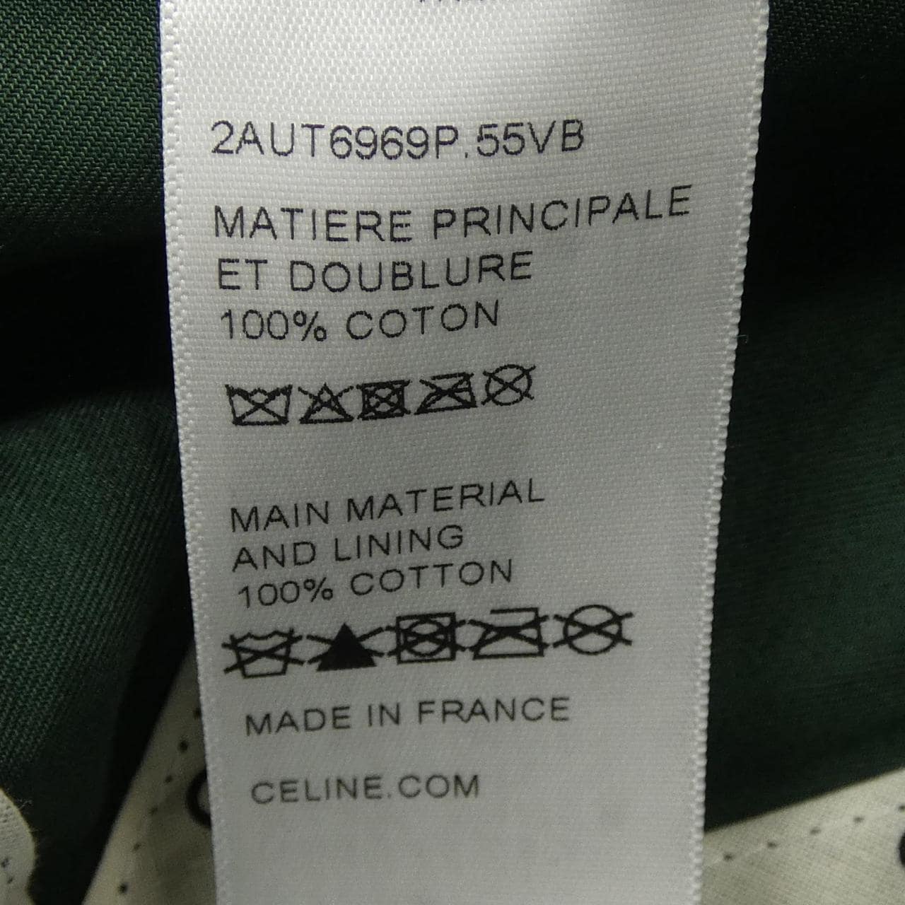 セリーヌ CELINE トリオンフベースボールキャップ 2AUT6969P キャップ