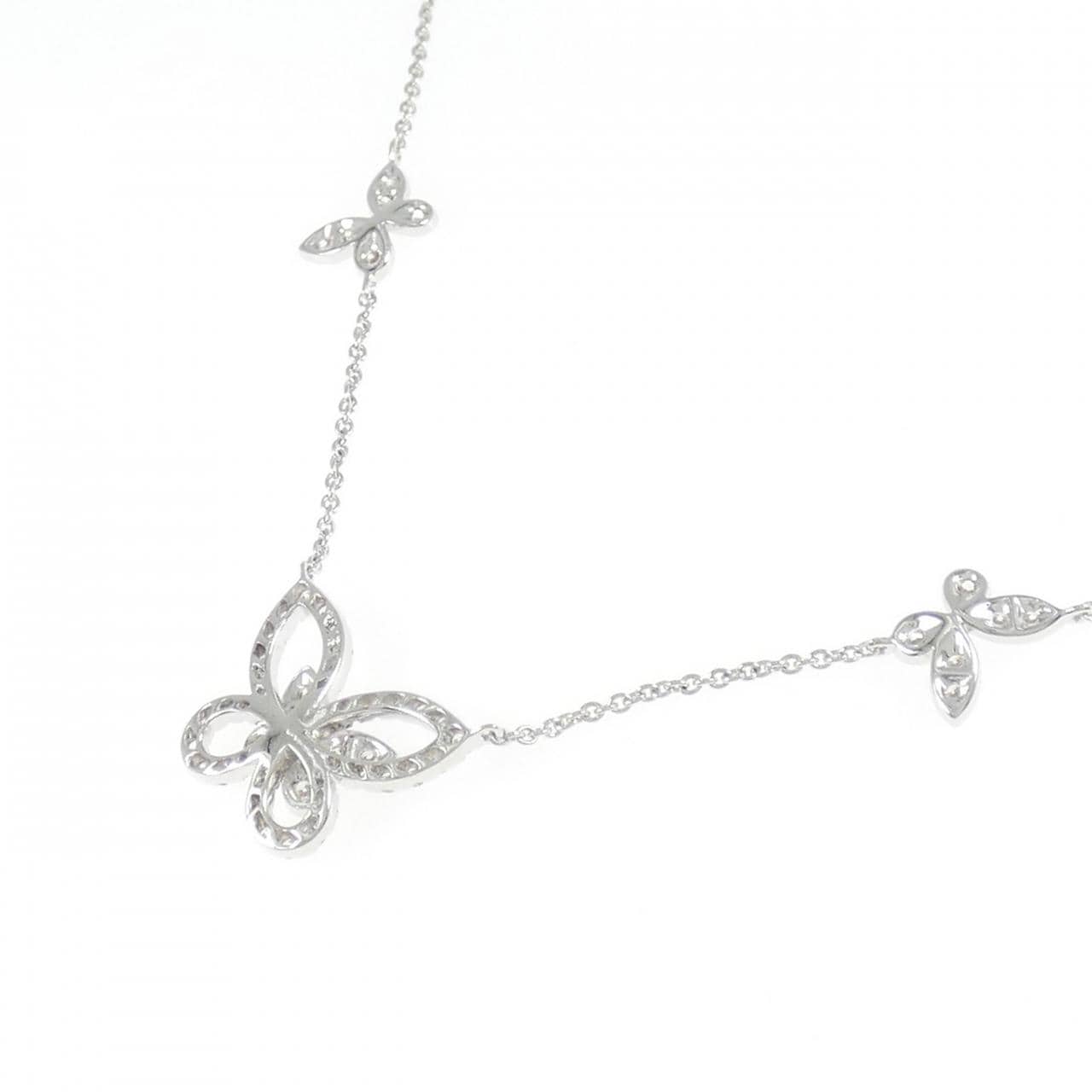 グラフ ミニ バタフライ シルエット ネックレス