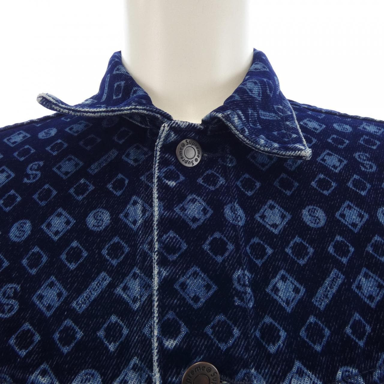 シュプリーム SUPREME FLOCKED DENIM TRUCKER デニムジャケット