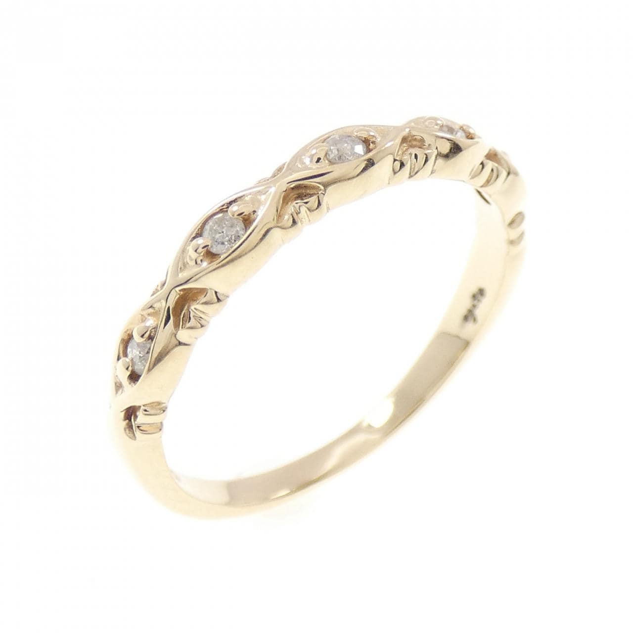 アガット ダイヤモンド リング 0.07CT