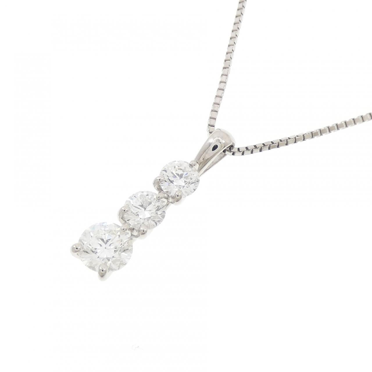 トリロジー ダイヤモンド ネックレス 0.70CT