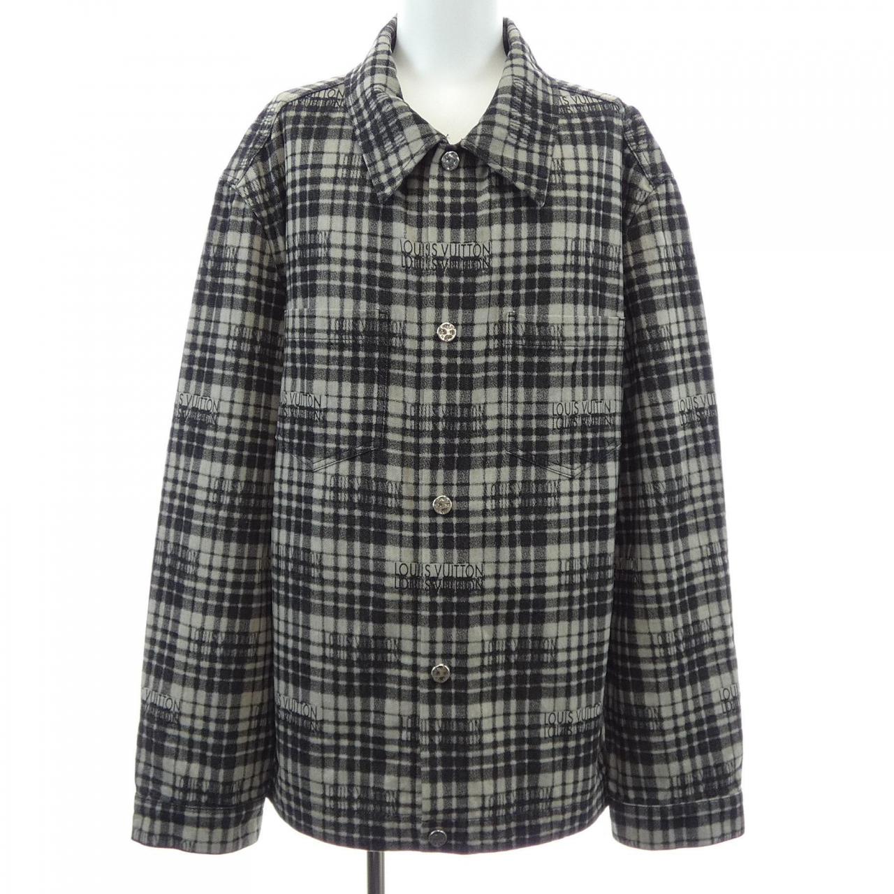 ルイヴィトン LOUIS VUITTON チェックデニムオーバーシャツ HPA90WARA シャツ