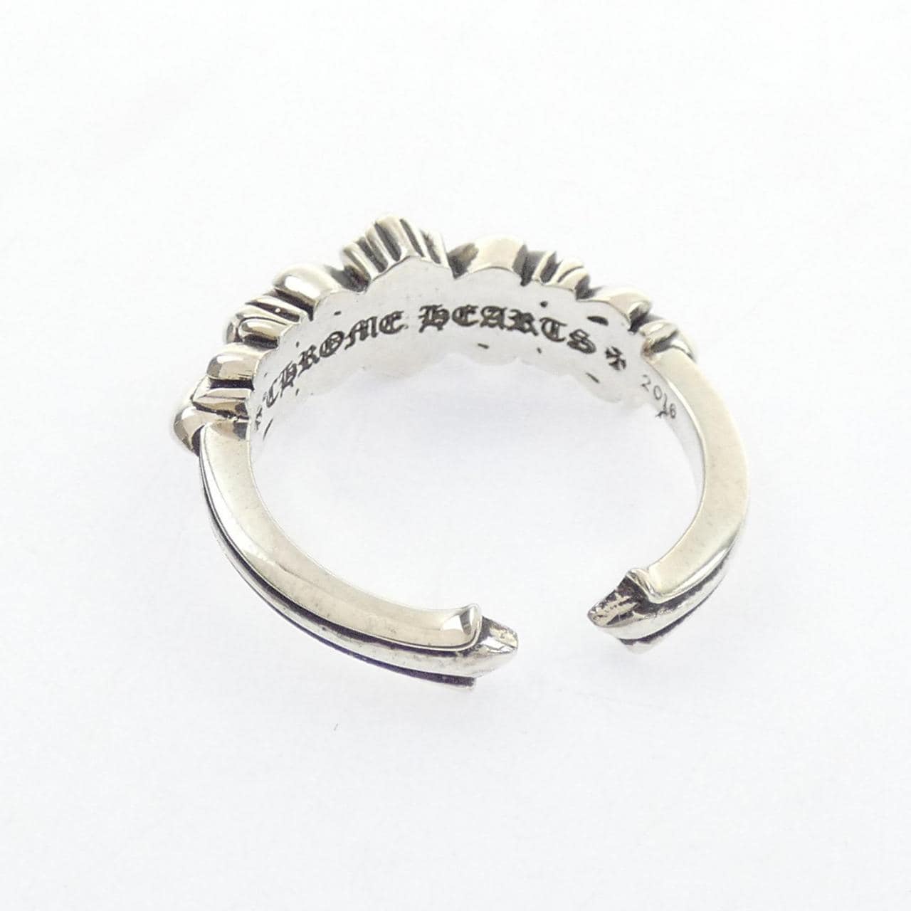 クロムハーツ CHROME HEARTS BABY CLSC DBL FLRL CRS OPEN ベイビークラシック 207159922SLVXXX001 RING