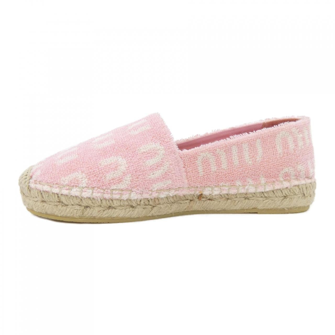 ミュウミュウ MIU MIU ESPADRILLAS SPUGNA LOGO 5S746D シューズ