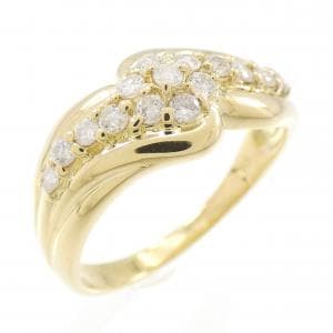 K18YG ダイヤモンド リング 0.30CT