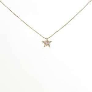 K18YG/750YG スター ダイヤモンド ネックレス 0.05CT