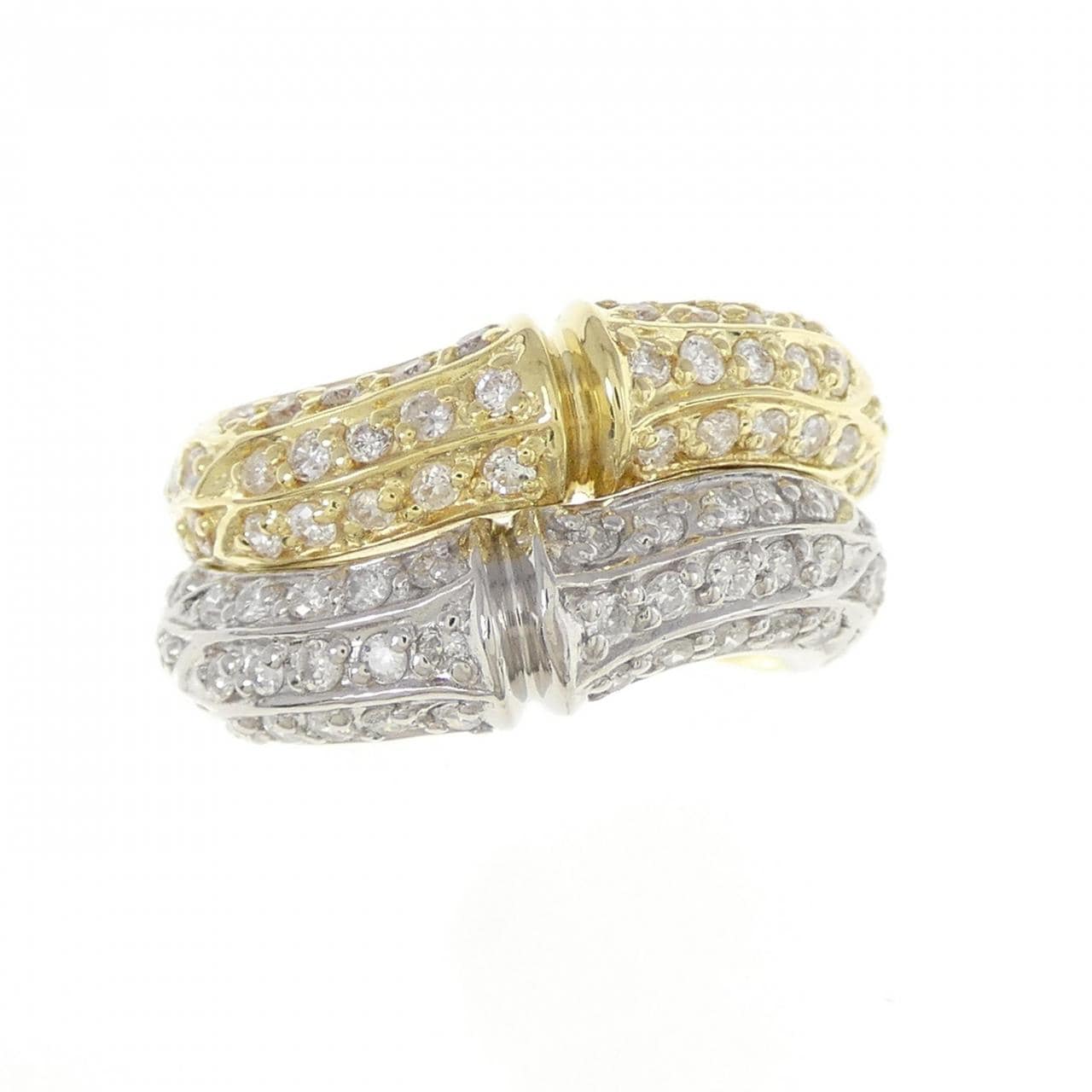 K18YG/PT钻石0.78CT