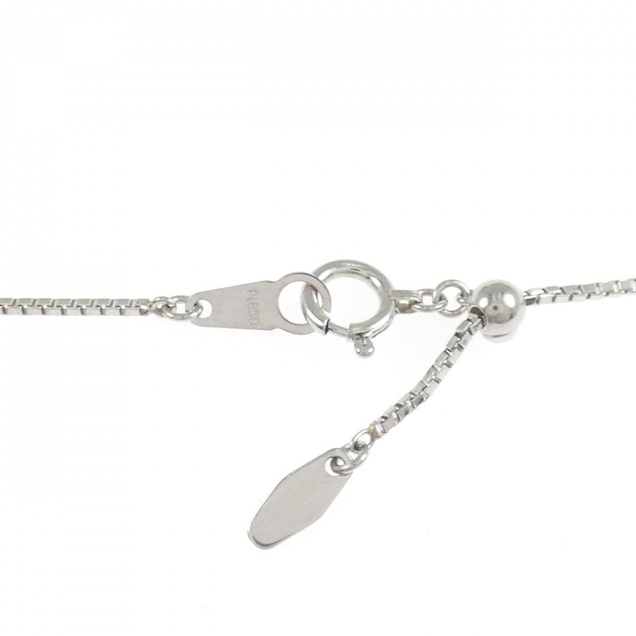 PT900/PT850 エメラルド ネックレス 0.48CT