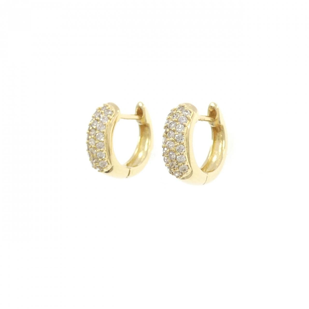 K18YG ダイヤモンド ピアス 0.30CT