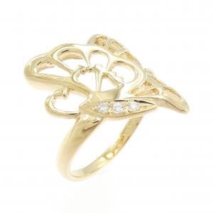 ギンザ タナカ バタフライ ダイヤモンド リング 0.03CT