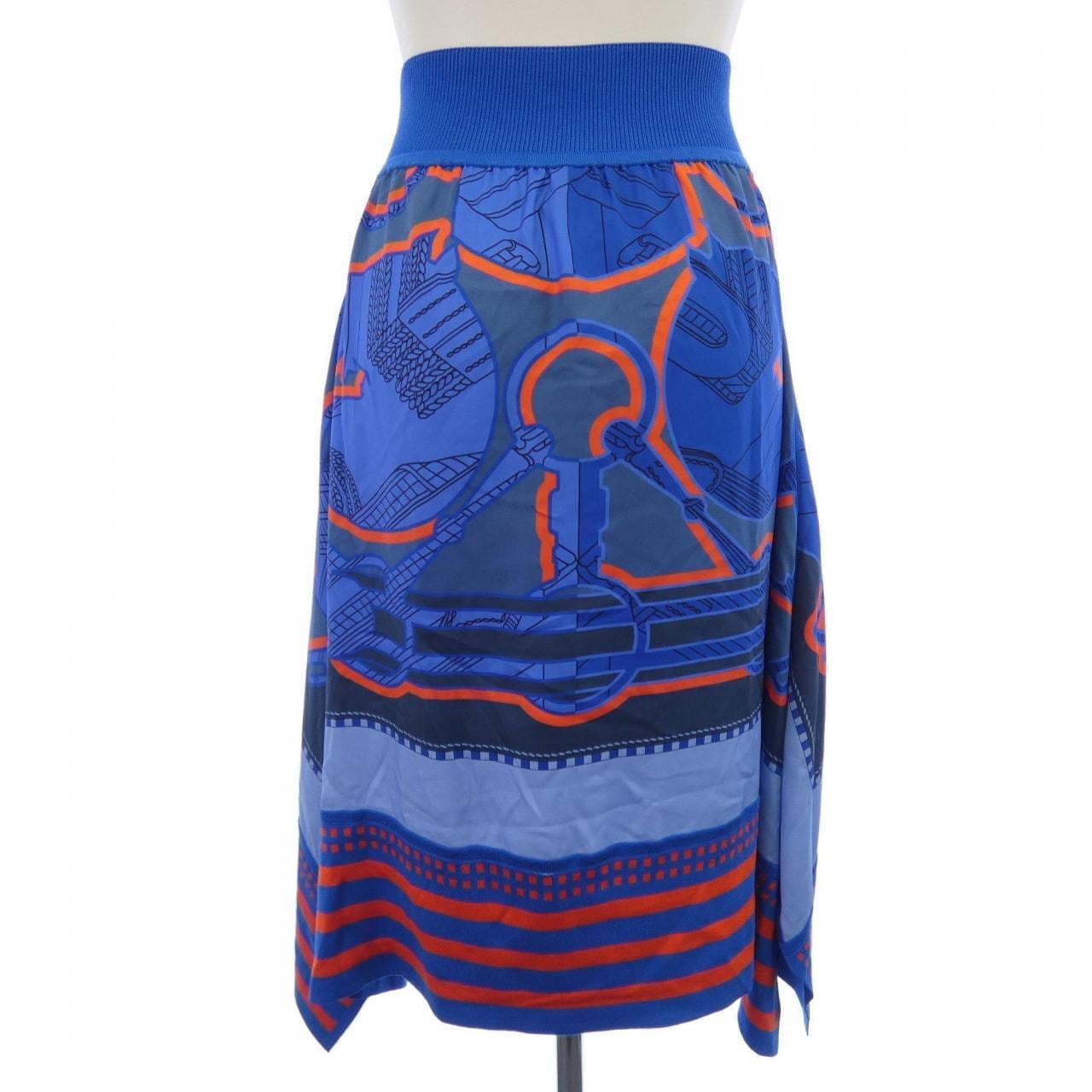 エルメス HERMES TATERSALE EN ZIGZAG 2E2807DN ツイルレーヌ スカート