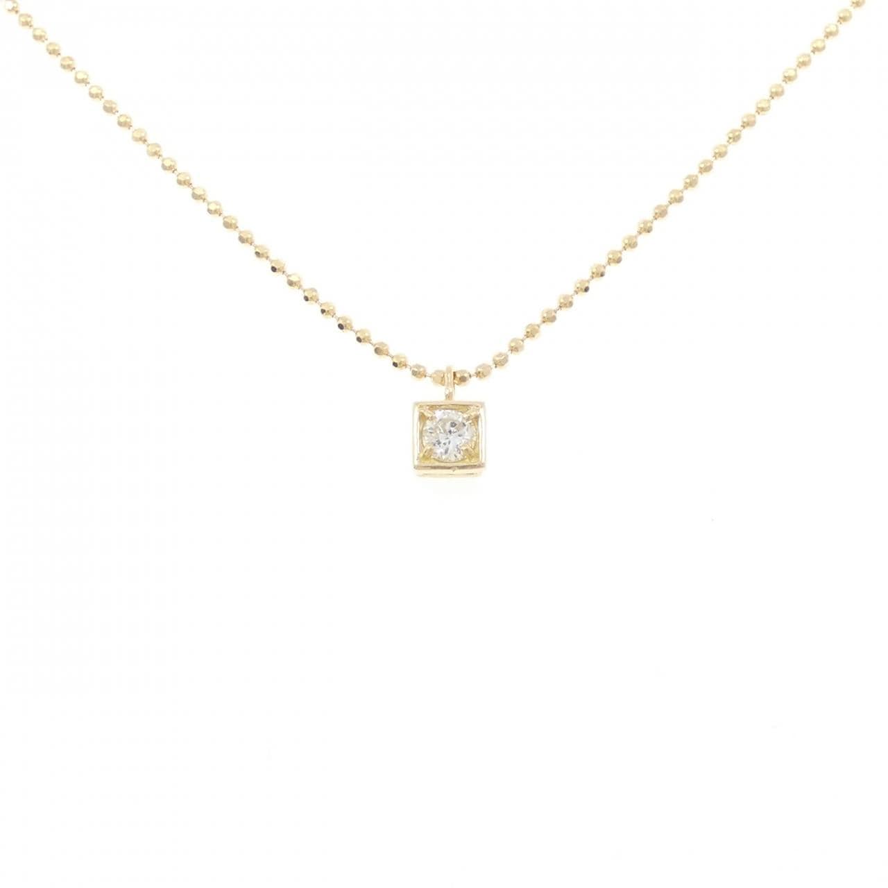 K18YG ダイヤモンド ネックレス 0.17CT