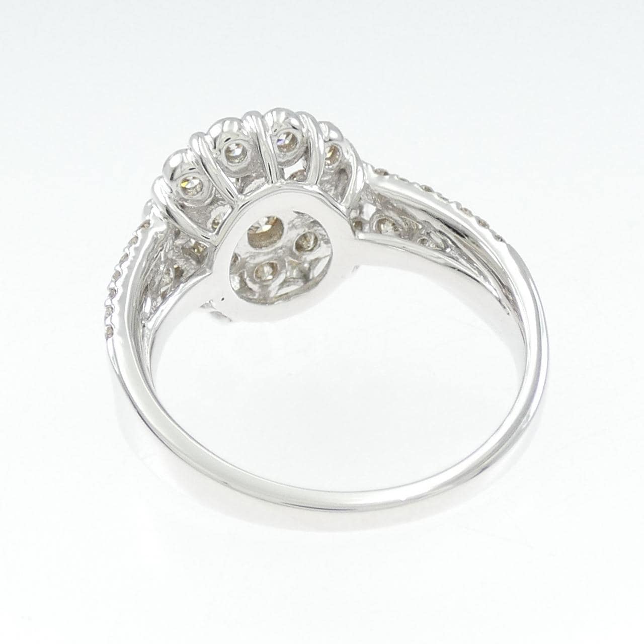 K18WG ダイヤモンド リング 2.00CT
