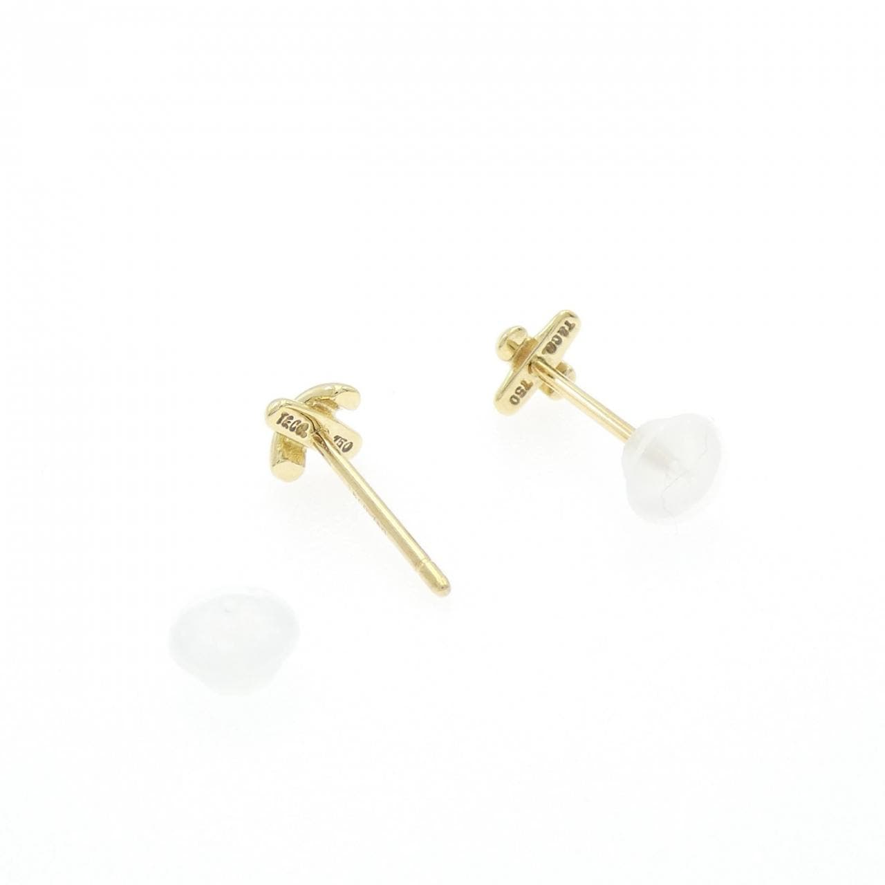 TIFFANY cross stitch earrings