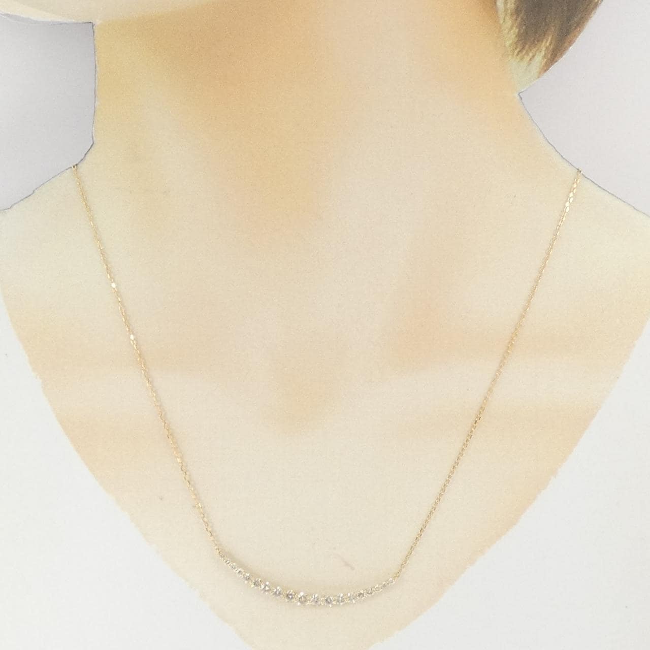 K18YG ダイヤモンド ネックレス 1.00CT