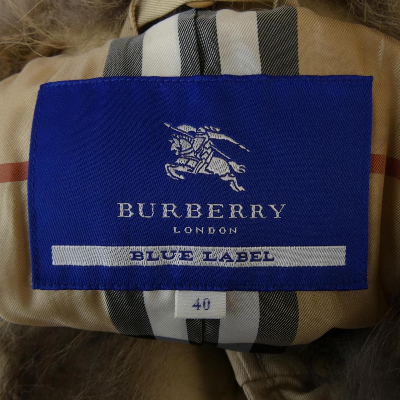 バーバリーブルーレーベル BURBERRY BLUE LABEL ダウンコート