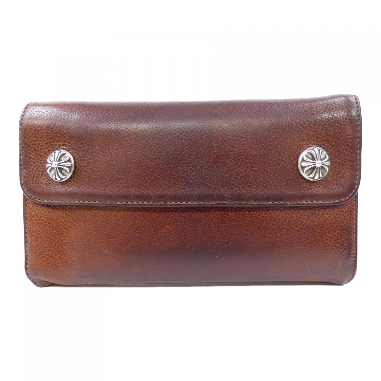 クロムハーツ CHROME HEARTS WAVE　CROS　BTN WALLET