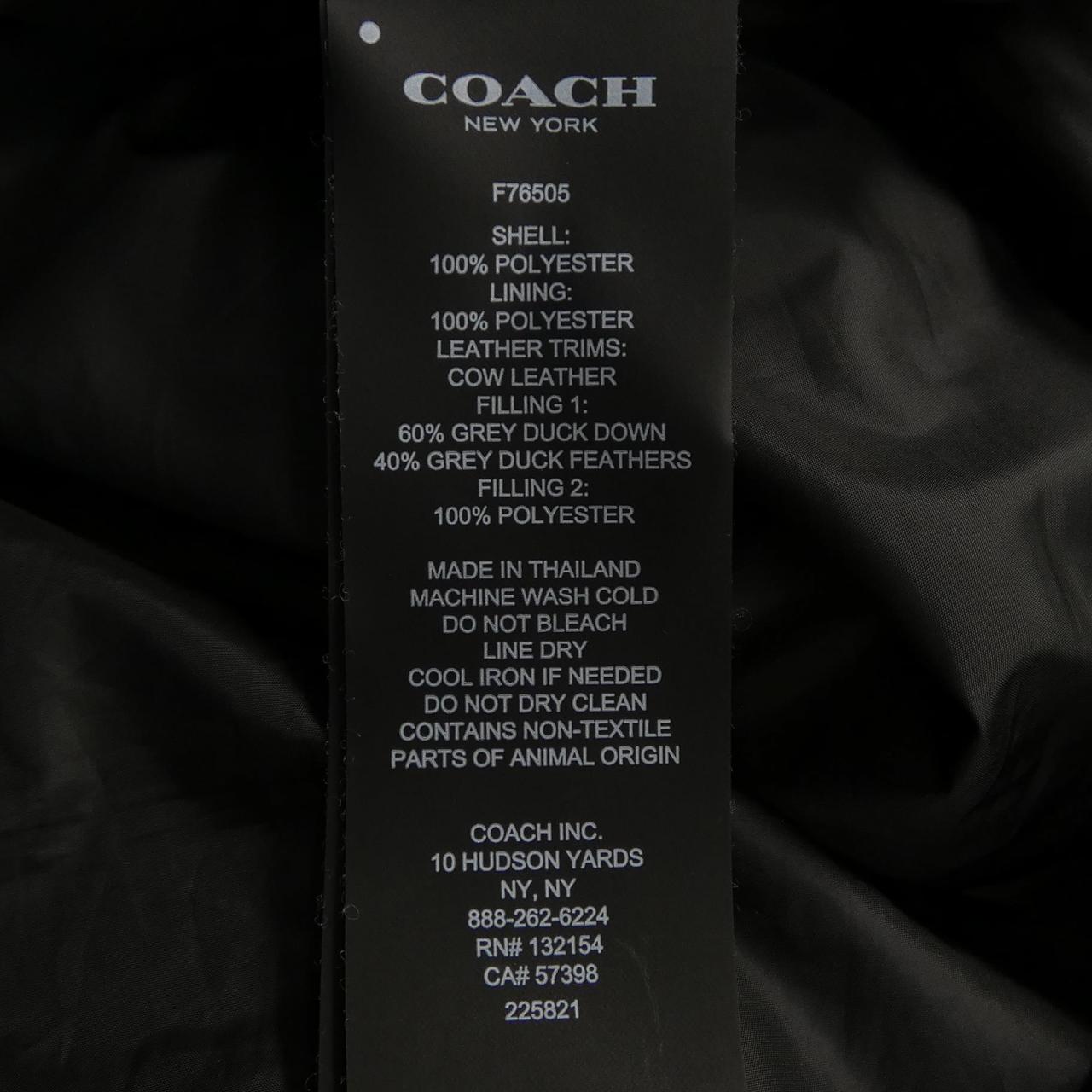 コーチ COACH ダウンベスト