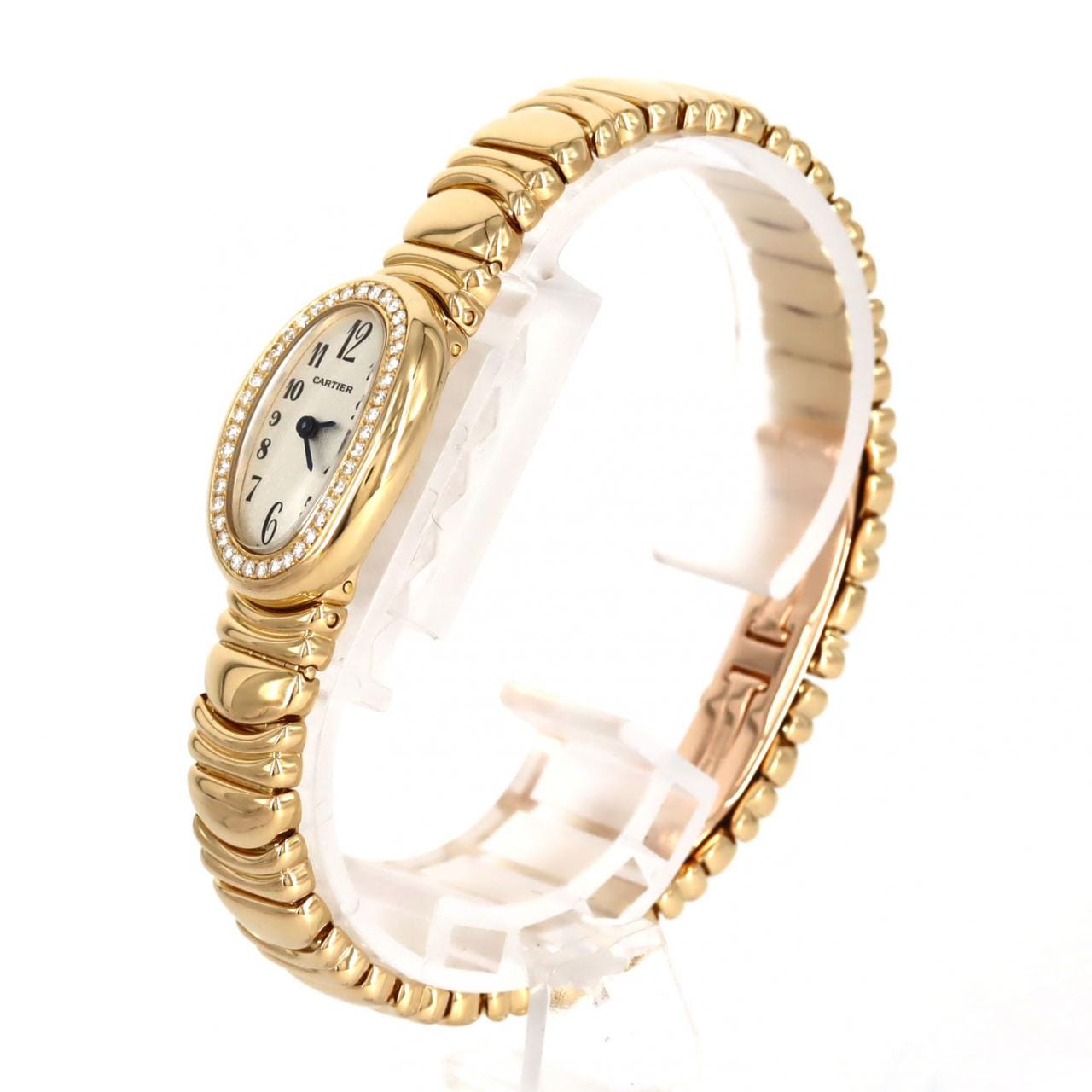 カルティエ ミニベニュワール YG/D WB5047D8 YG クォーツ