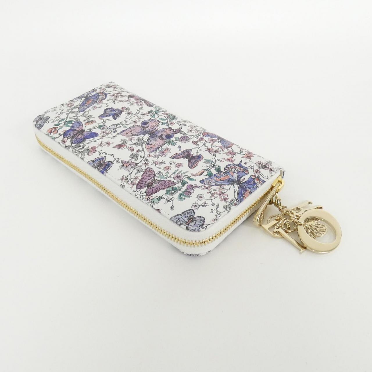 クリスチャンディオール TOILE DE JOUY PAPILLON レディ ディオール ヴォワヤジュール S0007OZEE 財布