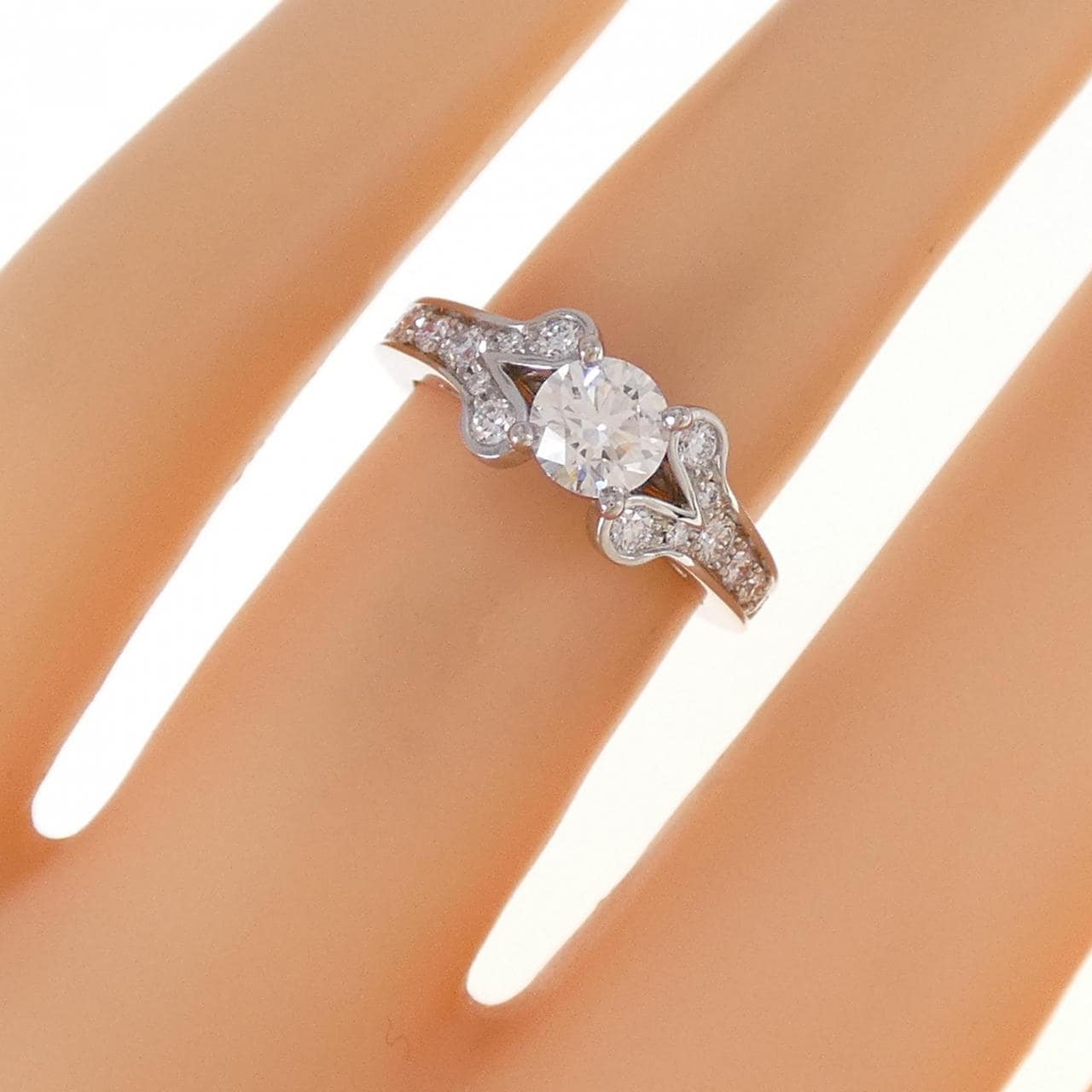 カルティエ バレリーナ リング 0.50CT H VS2 3EXT