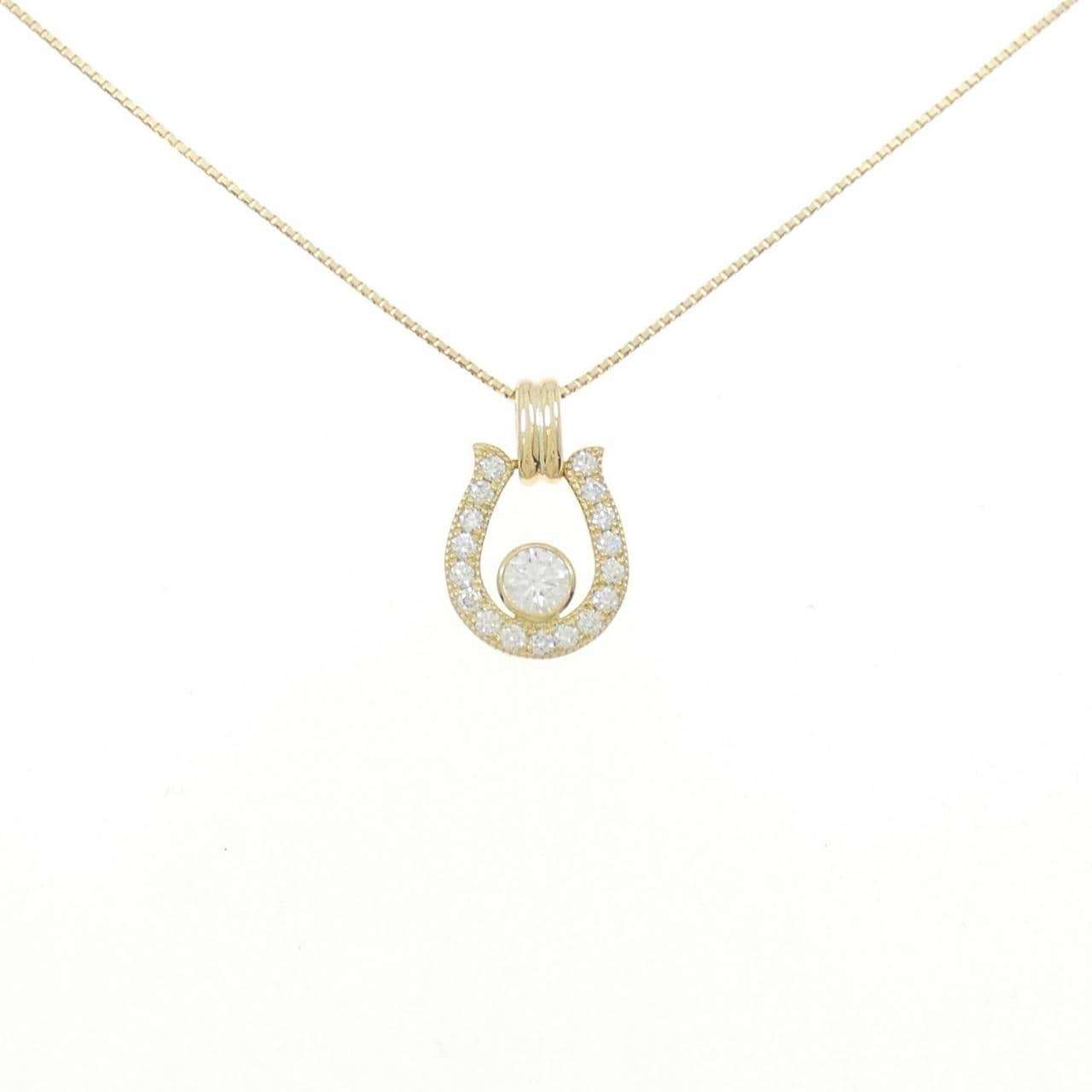 K18YG ダイヤモンド ネックレス 0.319CT