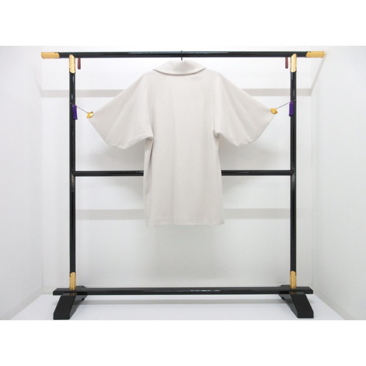 【新品】お洒落コート　カシミヤ混　ロール衿