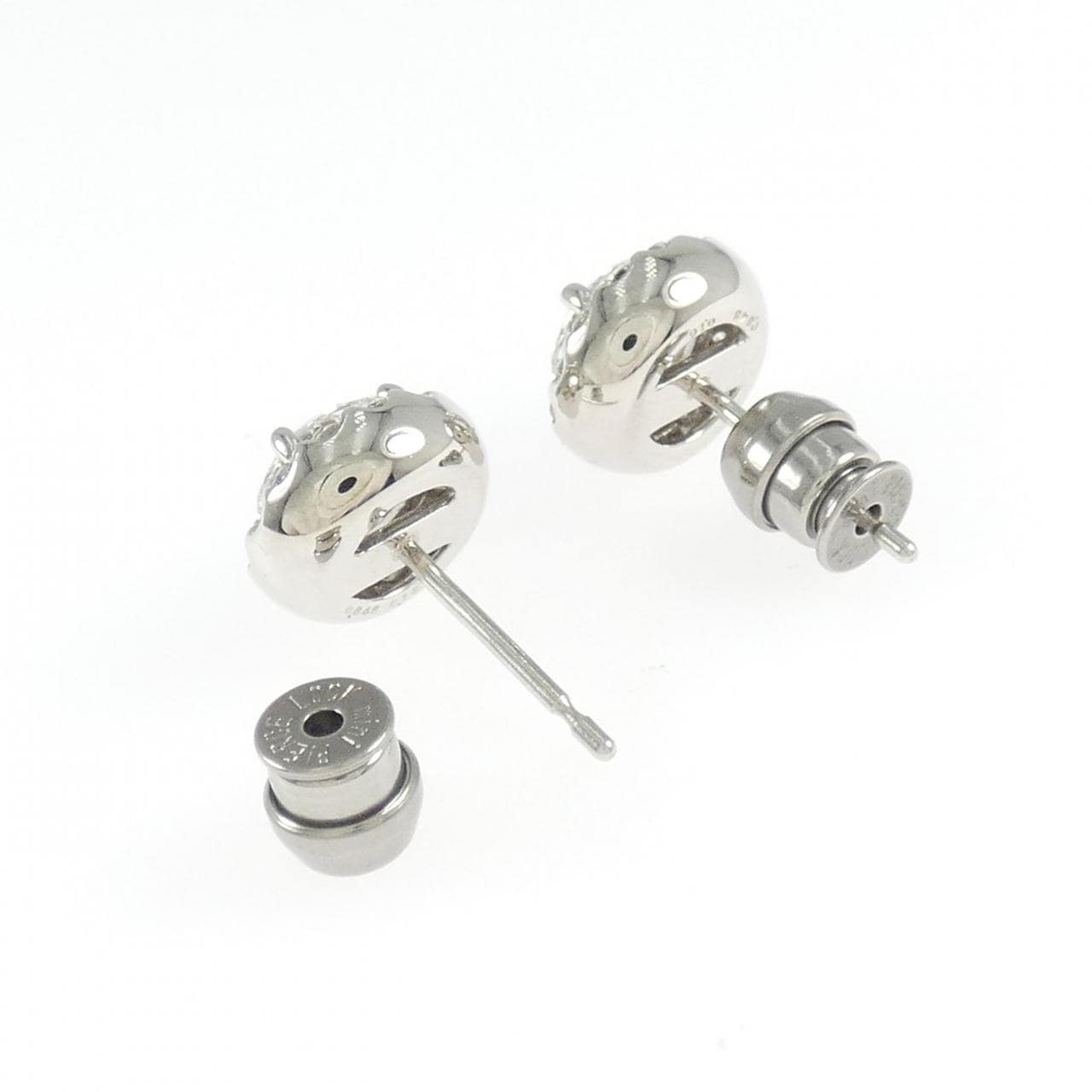 【リメイク】PT900/ST ダイヤモンド ピアス 0.845CT 0.846CT E-F VVS1-VVS2 VG