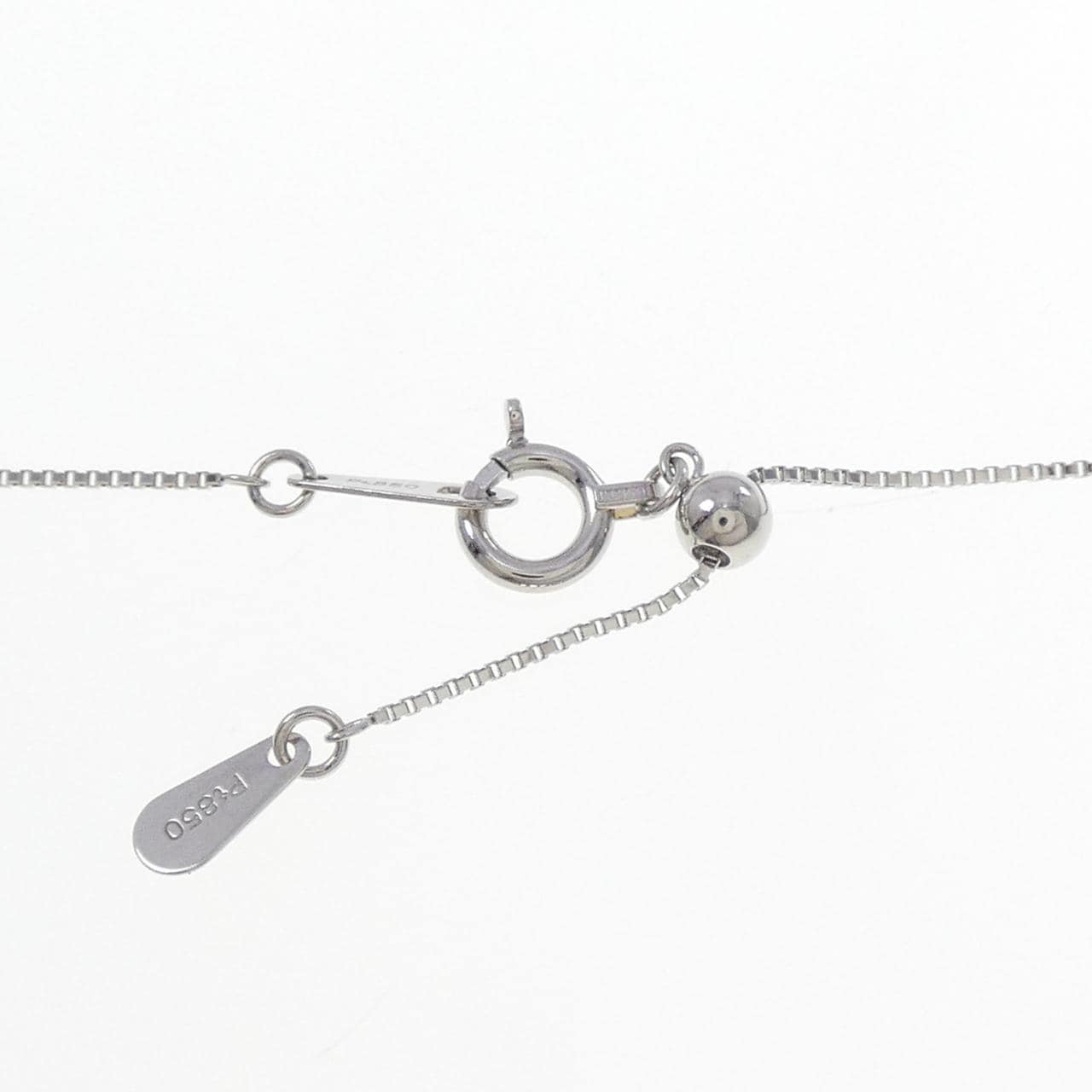 PT900/PT850 ハート ダイヤモンド ネックレス 0.622CT