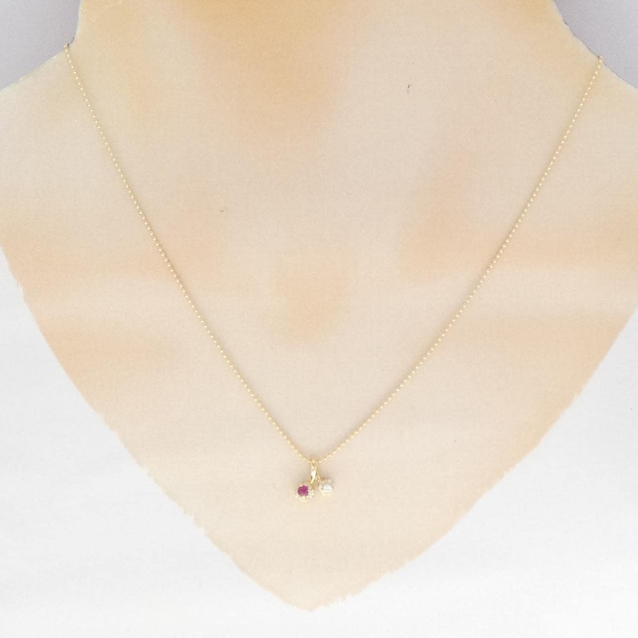 K18YG紅寶石項鏈