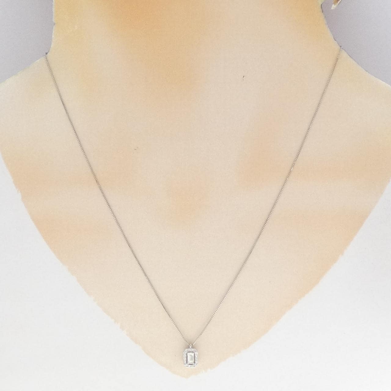 PT950/PT850 ダイヤモンド ネックレス 0.17CT