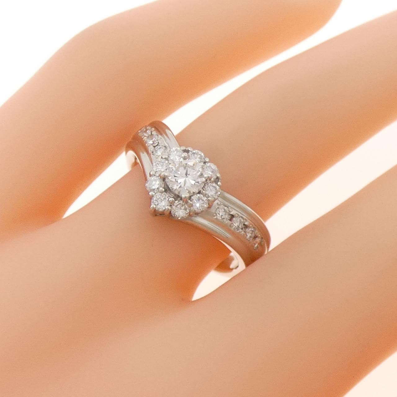 PT900 ダイヤモンド リング 0.20CT