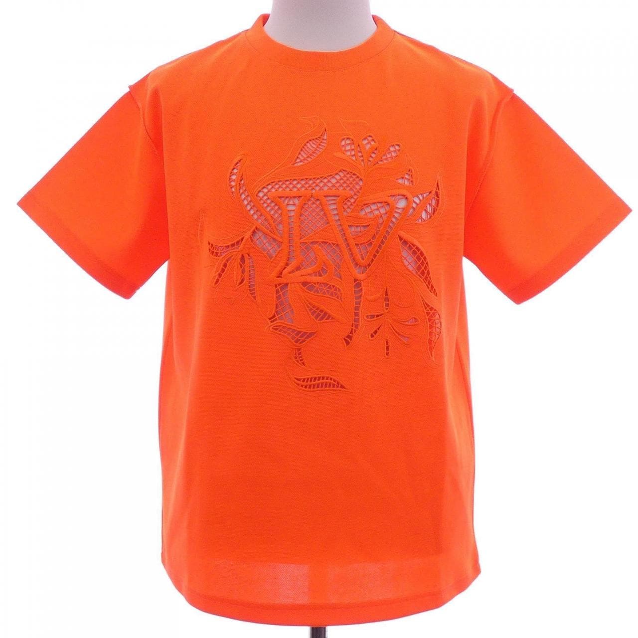 ルイヴィトン LOUIS VUITTON LVヴェジェトゥルレースエンブロイダリーTシャツ HIY88WTYS Tシャツ
