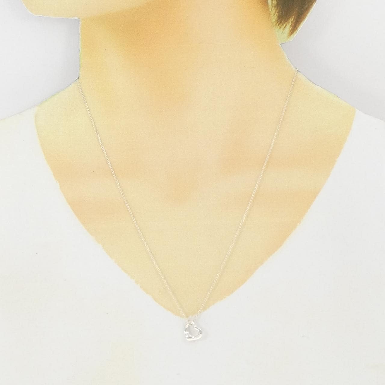 TIFFANY open heart项链