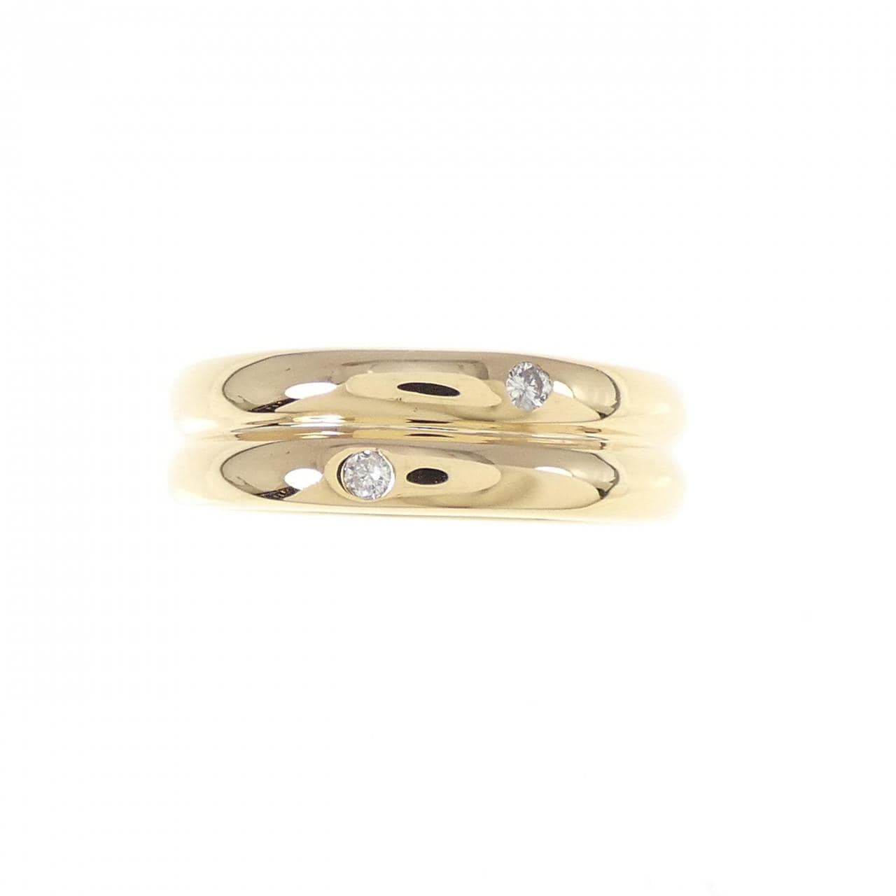 K18YG ダイヤモンド リング 0.04CT