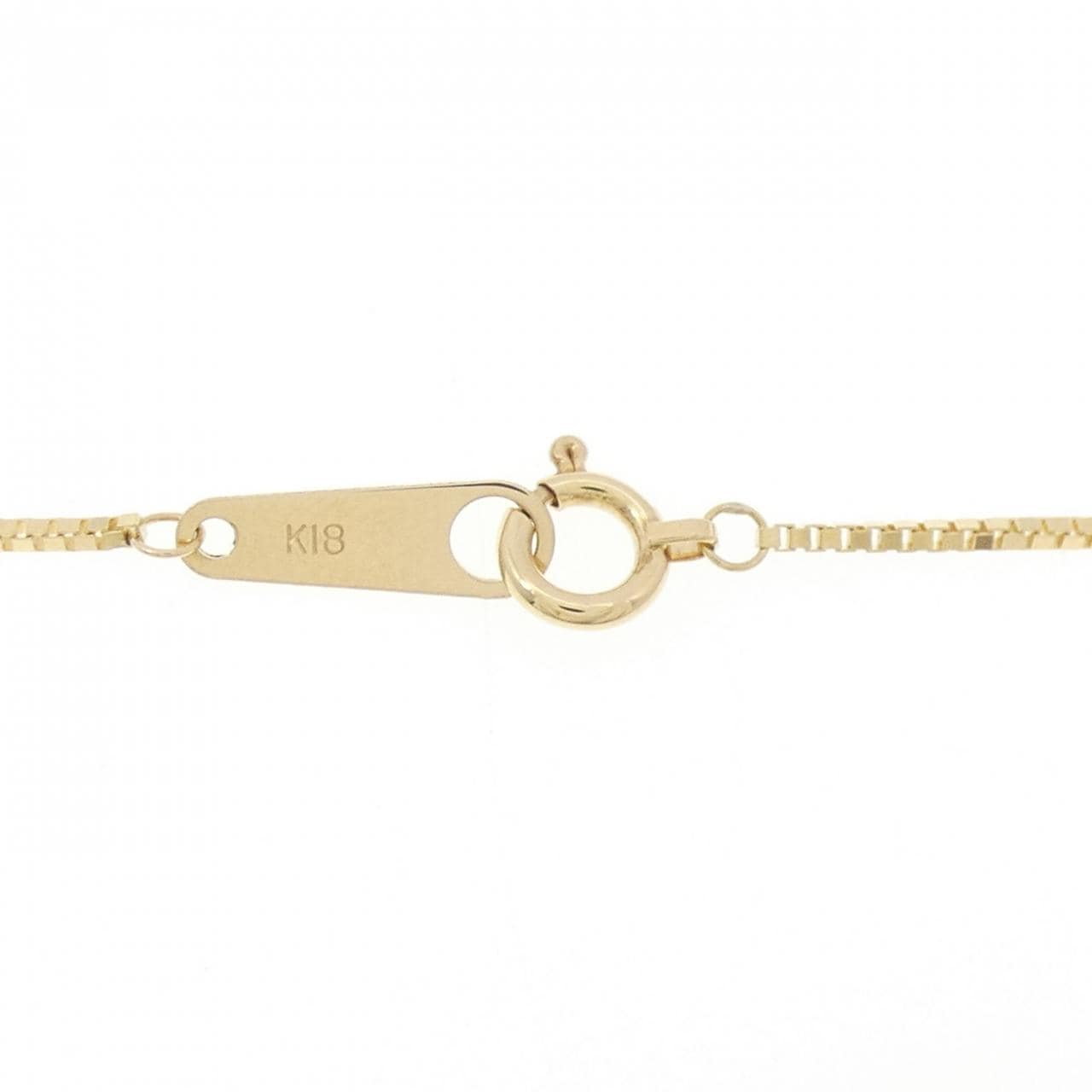 18K Yellow Gold Solitaire Diamond Necklace 1.018CT