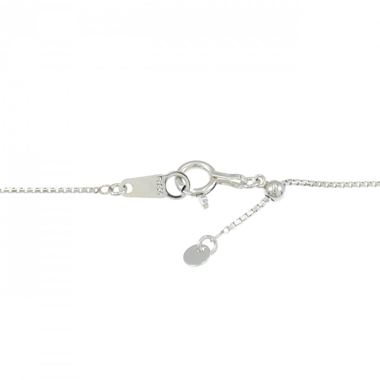 PT900/PT850 フラワー ダイヤモンド ネックレス 1.04CT