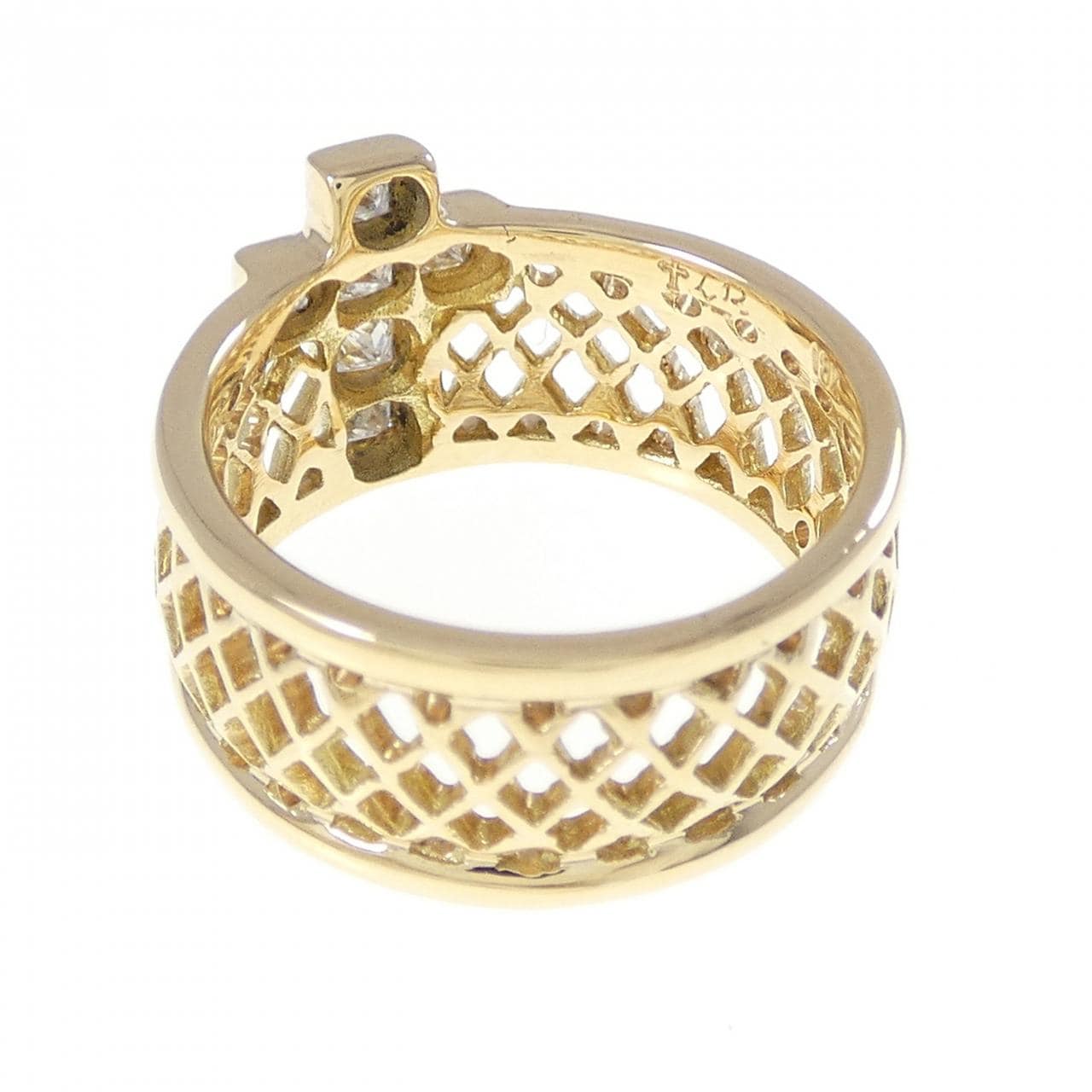 ローリーロドキン クロス ダイヤモンド リング