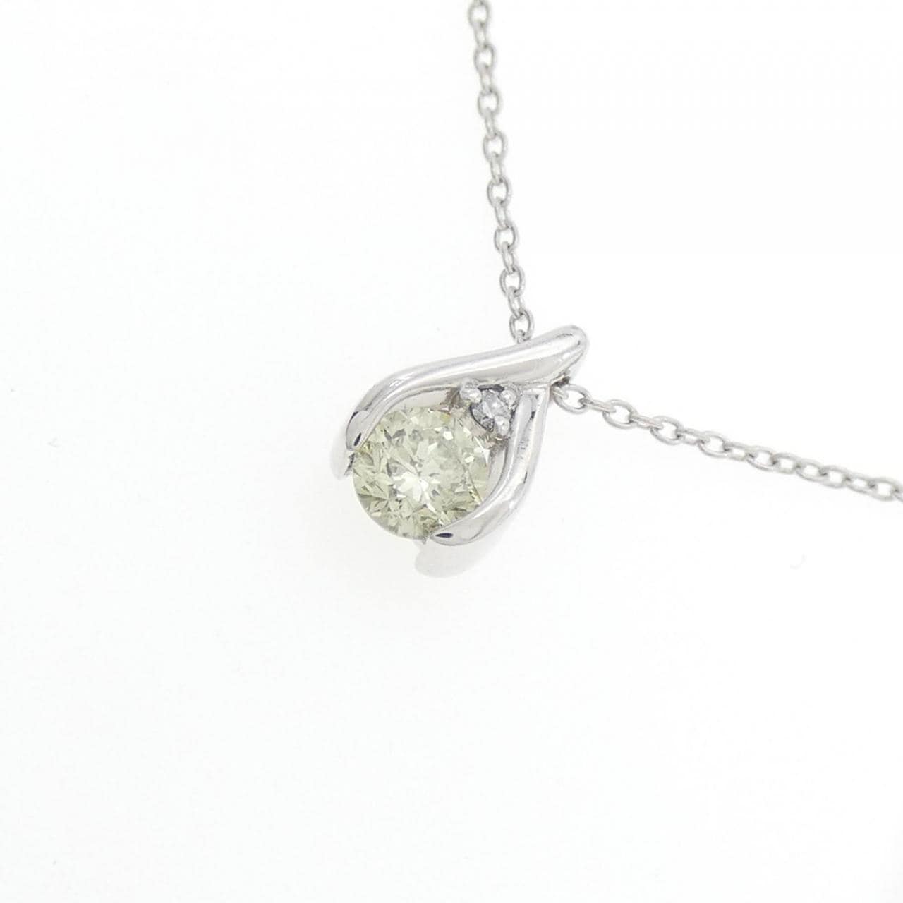 K18WG ダイヤモンド ネックレス 0.312CT