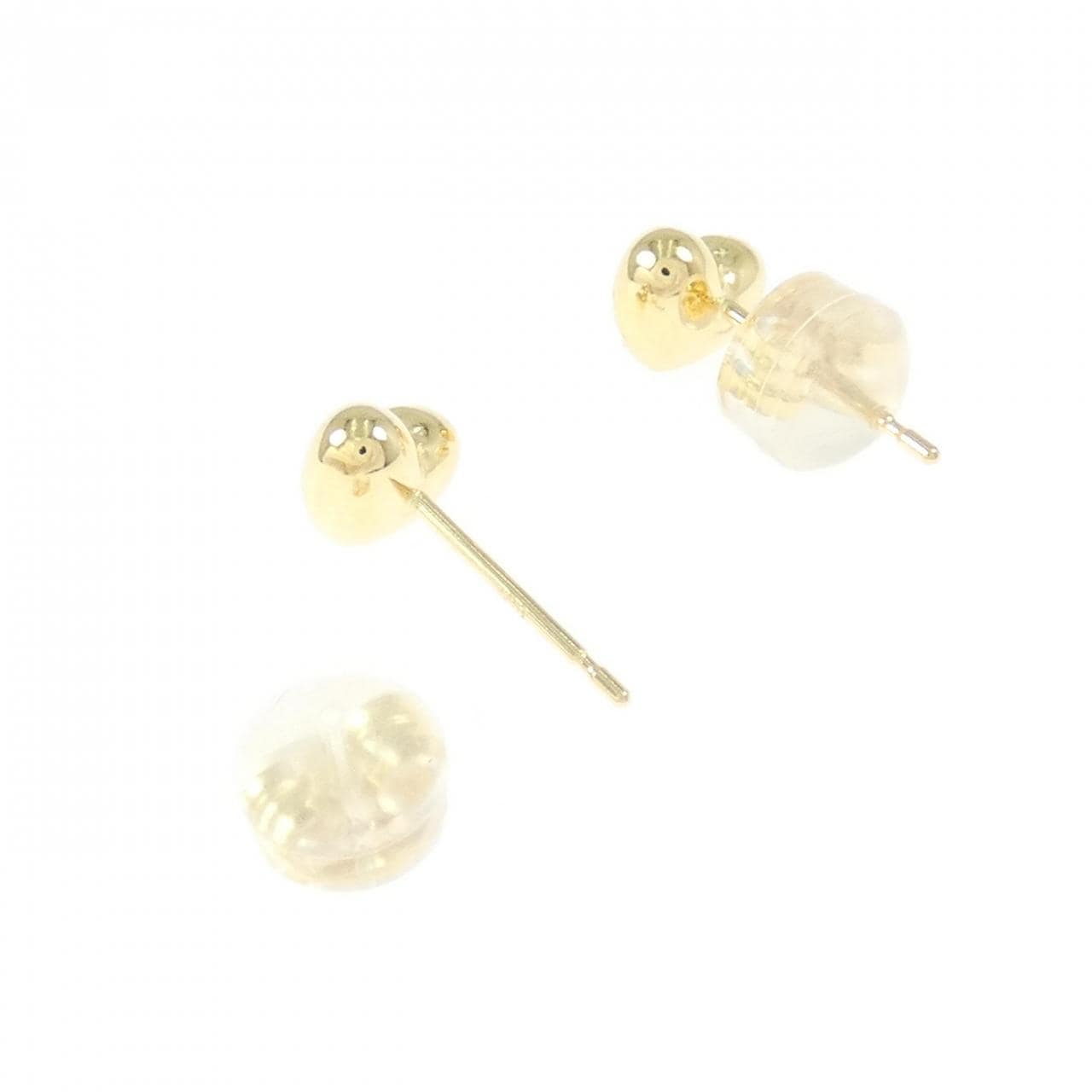 【新品】K18YG ハート ピアス