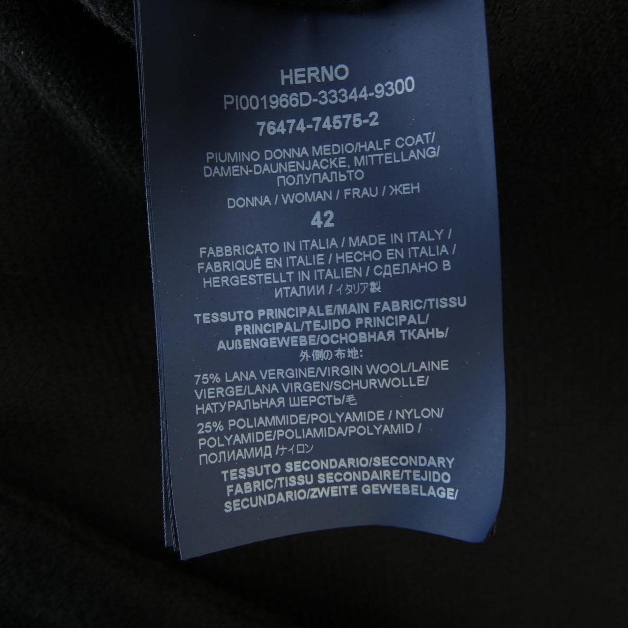 Herno PI001966D 33344 Down Coat