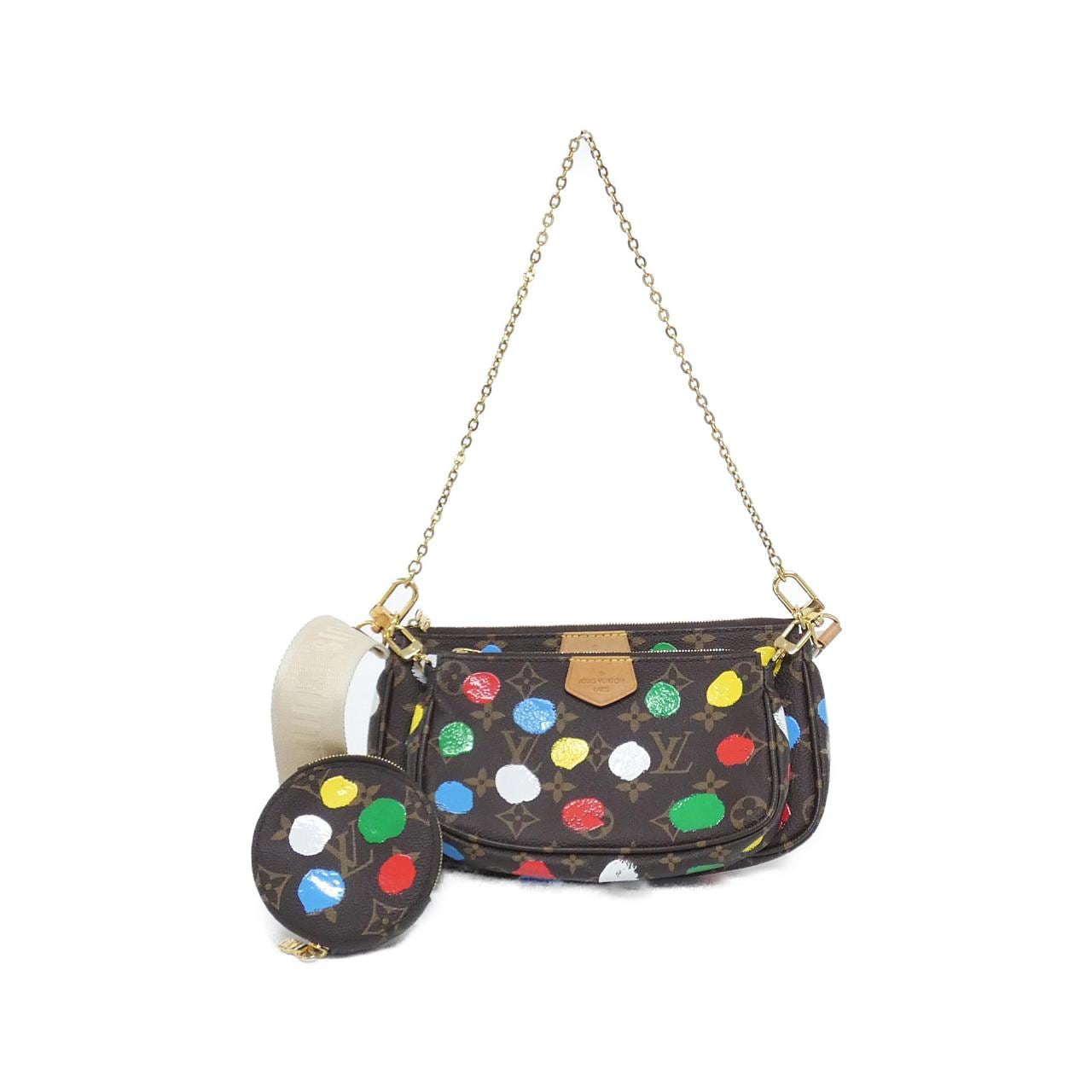 ルイヴィトン モノグラム(LV X YK) ミュルティ ポシェット アクセソワール M46385 ショルダーバッグ